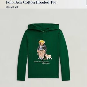 Ralph Lauren Forest Green Polo Bear Hoodie